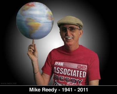 Mike Reedy, legend of RC Car Racing who passed away May 2011, pictured spinning the world like a basketball - with 28 world titles, he was entitled...